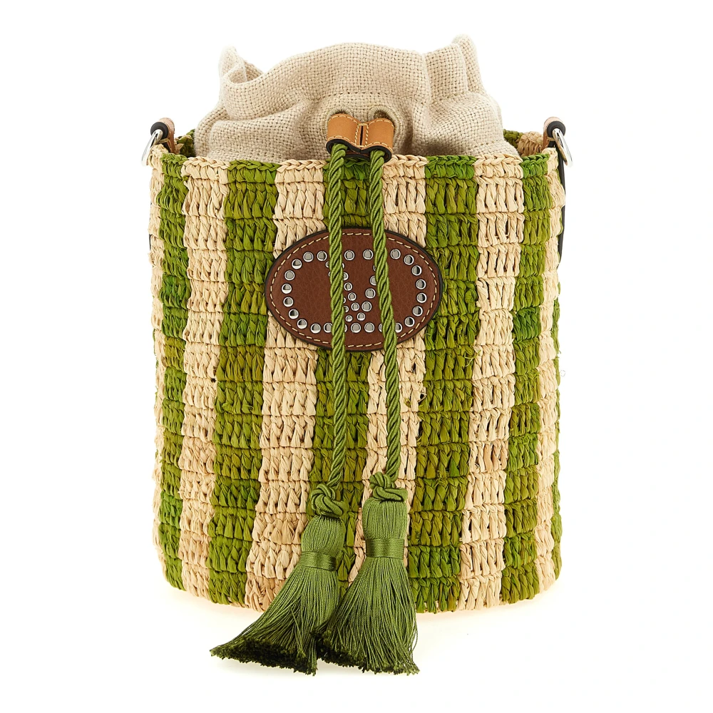 Valentino Garavani Women's Multicolor Bucket Bags, One Size, Vlogo Signature Small Bucket Bag