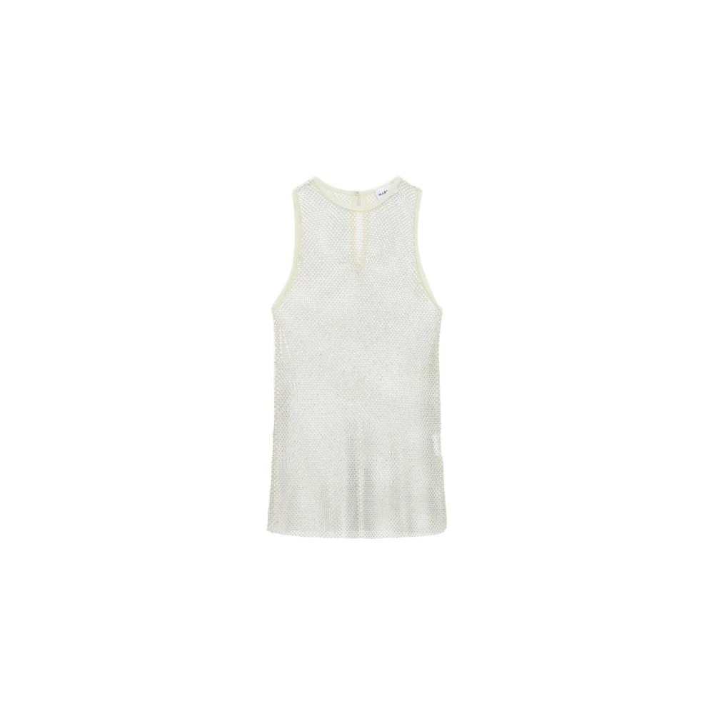 Marella Vit Vest Stil Topp White, Dam