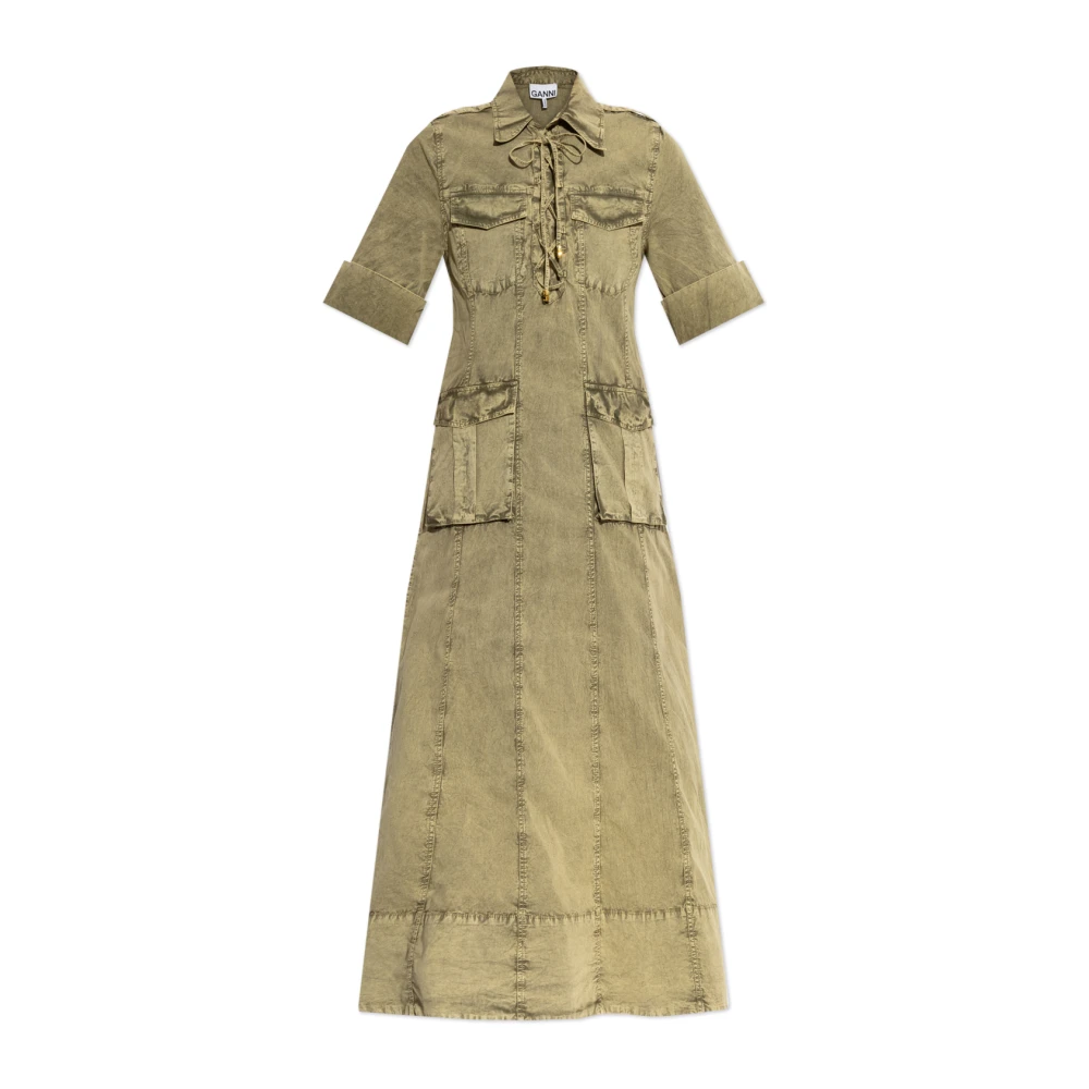 Ganni Donna Verde - Vestiti - Dresses - S