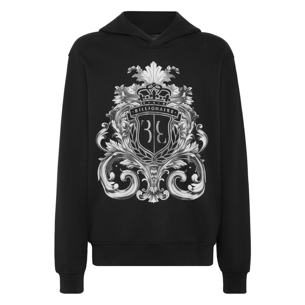 Billionaire Uomo Nero Felpe, 2XL, New,