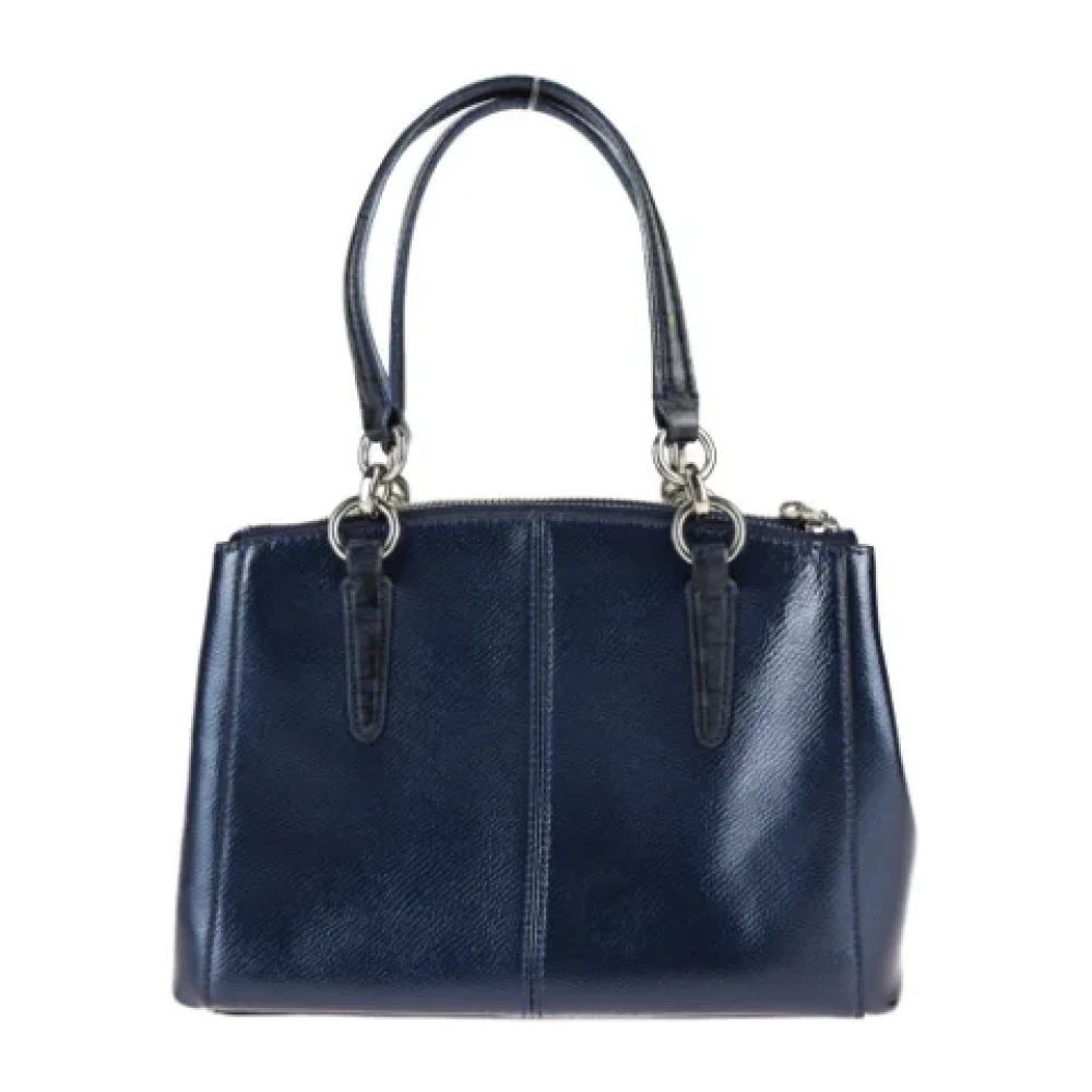 Coach Pre-owned Leather handbags Blue Dames