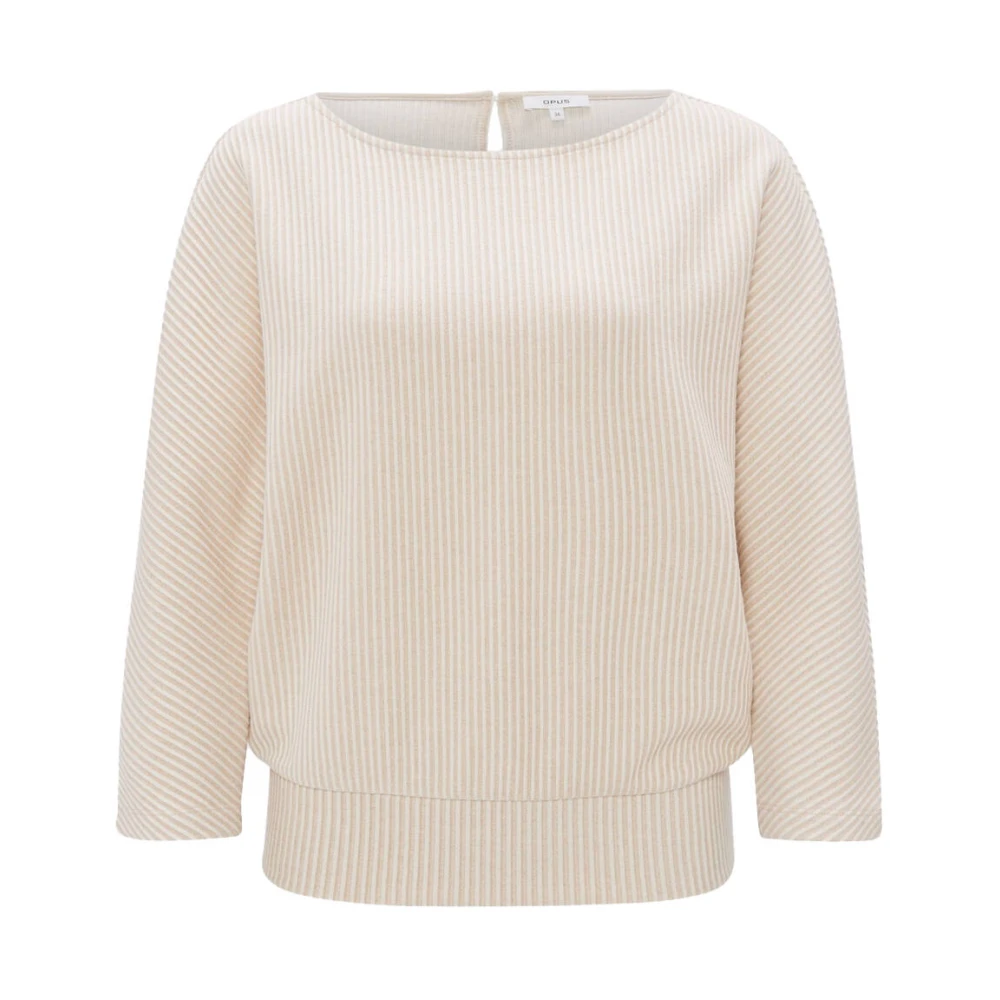 Opus Sweatshirt Geipen Beige Dames