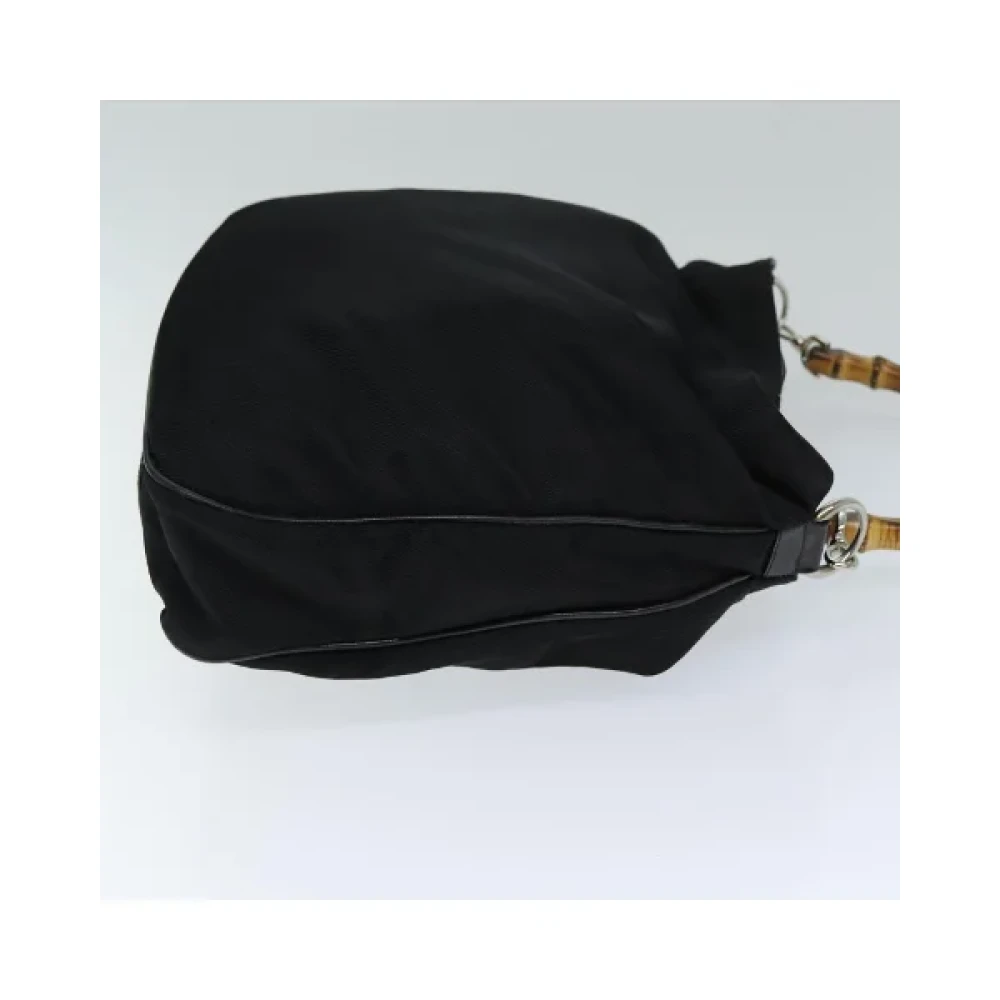 Gucci Vintage Pre-owned Nylon gucci-bags Brown Dames