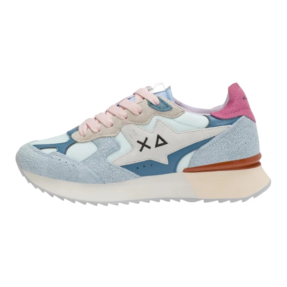 Sun68 Multicolor Sneakers, Female, 6 Uk, Stargirl Low Top Trainers