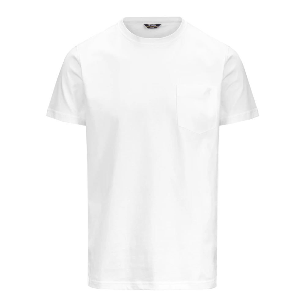 K-way Jersey T-shirt voor mannen White Heren