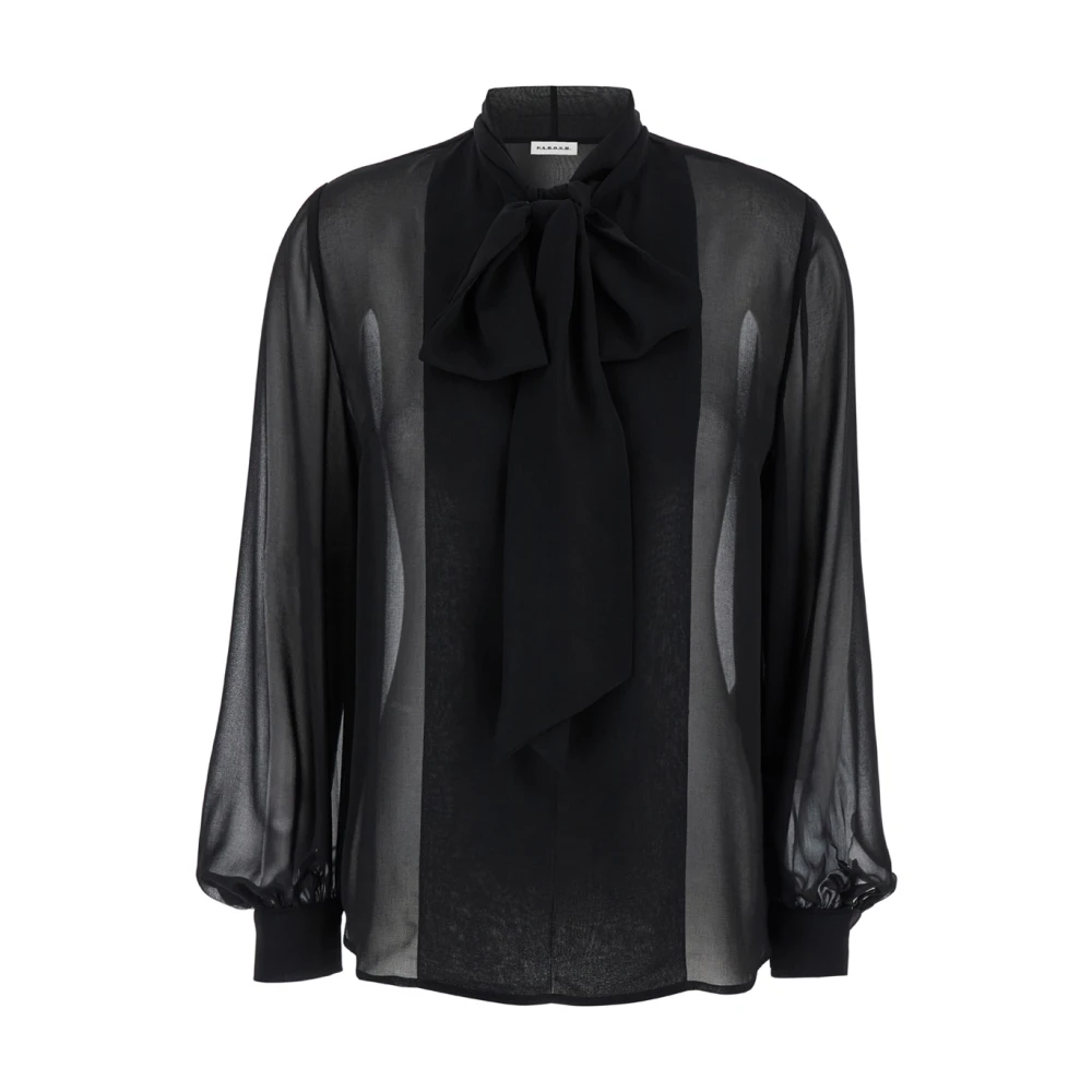 P.a.r.o.s.h. Zwart Blouse Shirt Elegant Stijlvol Black Dames