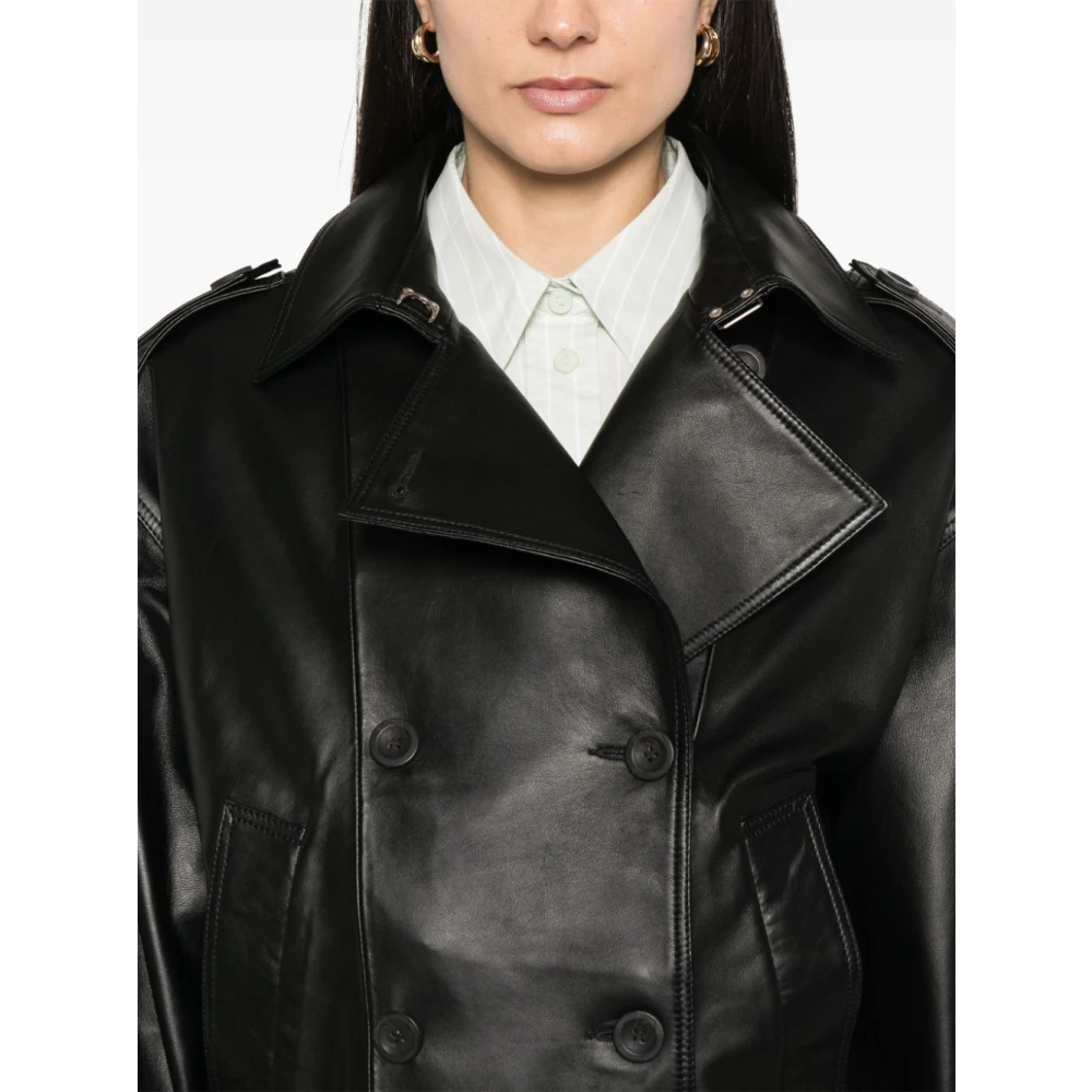 Arma Zwarte Stijlvolle Jassen Black Dames