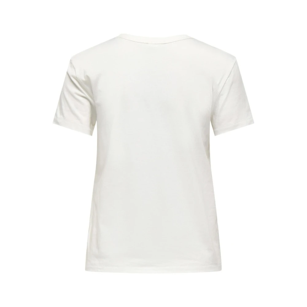 Jacqueline de Yong T-Shirts White Dames
