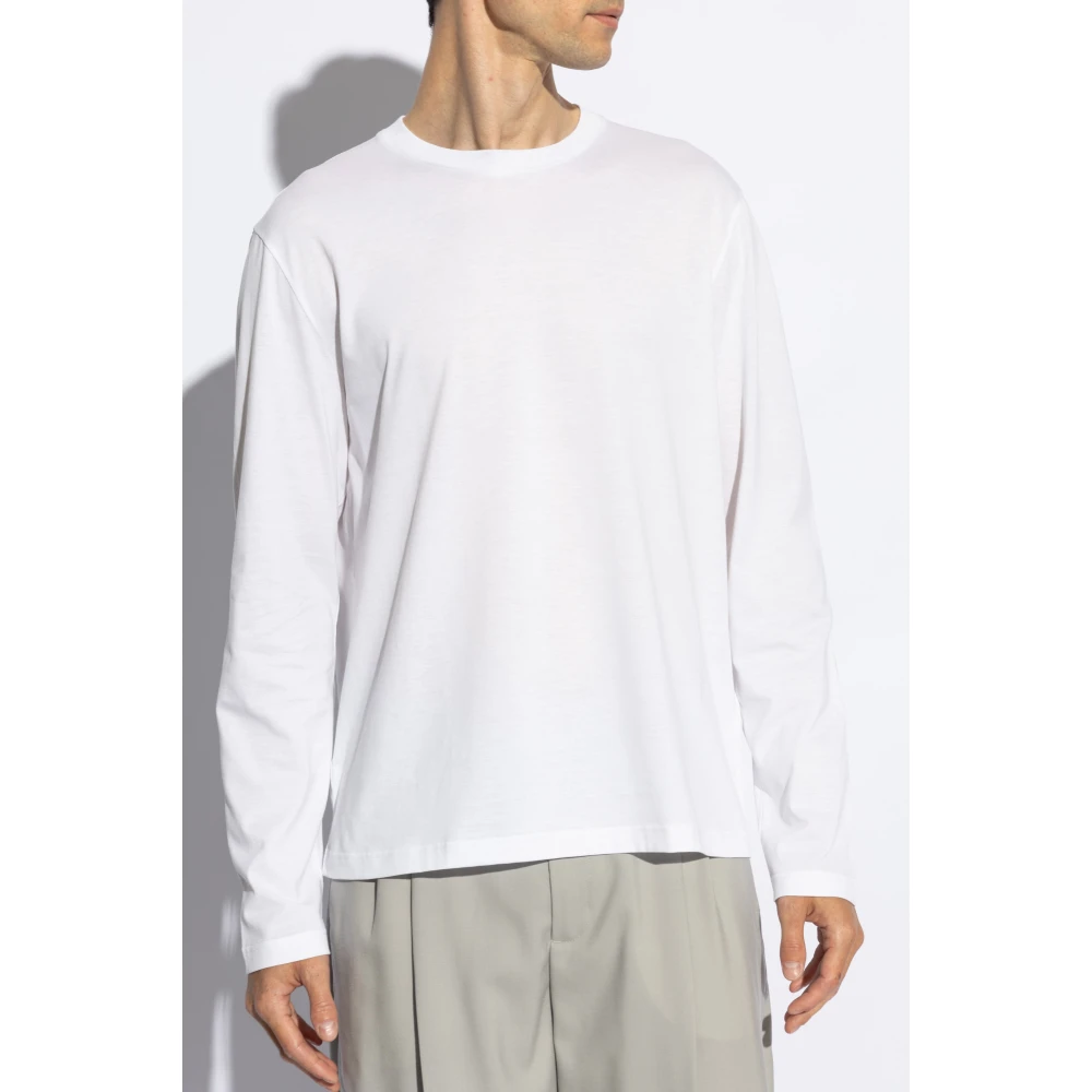 Brioni Lange mouw T-shirt White Heren