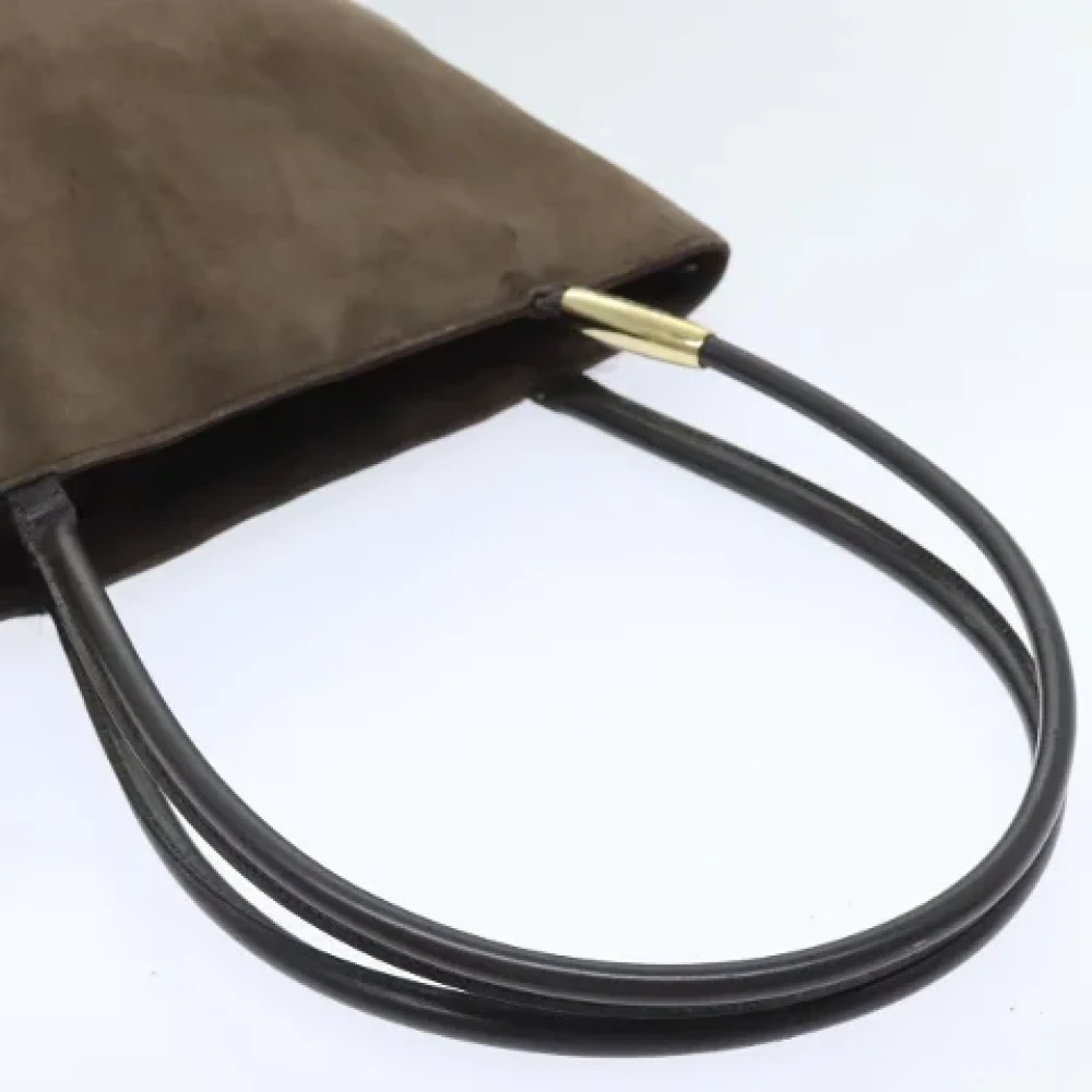 Gucci Vintage Pre-owned Suede gucci-bags Brown Dames