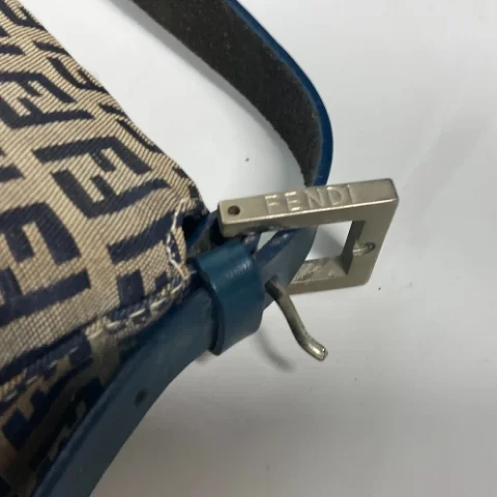 Fendi Vintage Pre-owned Canvas fendi-bags Blue Dames