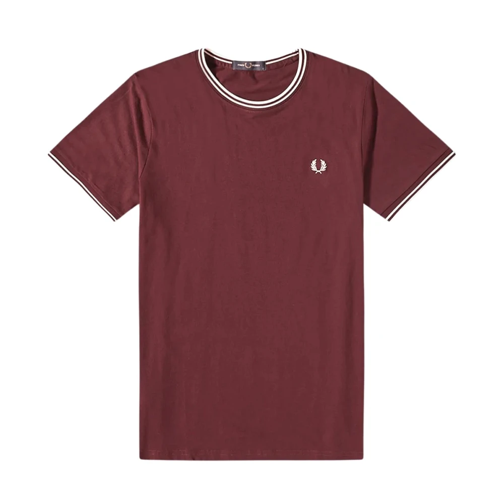 Fred Perry , T-Shirts ,Red male, Sizes: XL, M, L