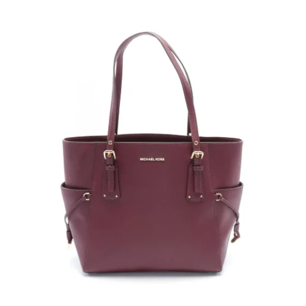 Michael Kors Pre-owned Leather shoulder-bags Red Dames