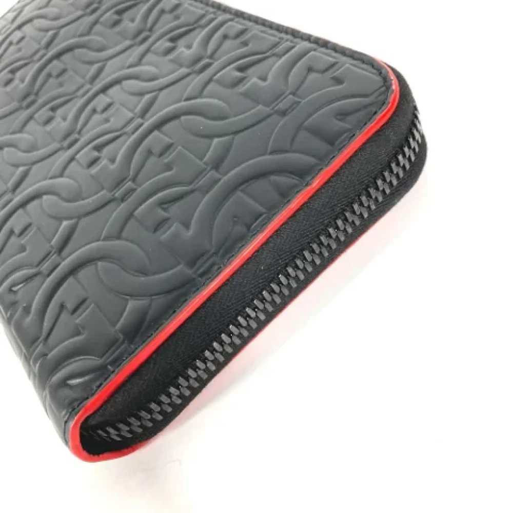 Salvatore Ferragamo Pre-owned Leather wallets Black Heren
