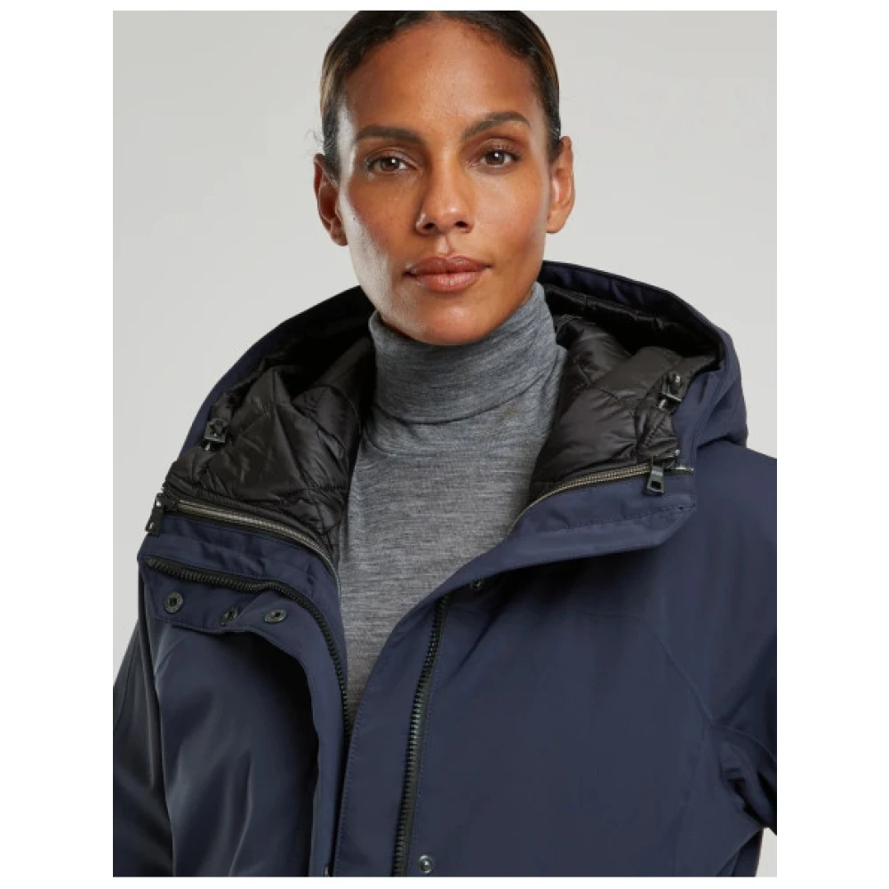 Creenstone Waterdichte Parka Enite 3-in-1 Ontwerp Blue Dames