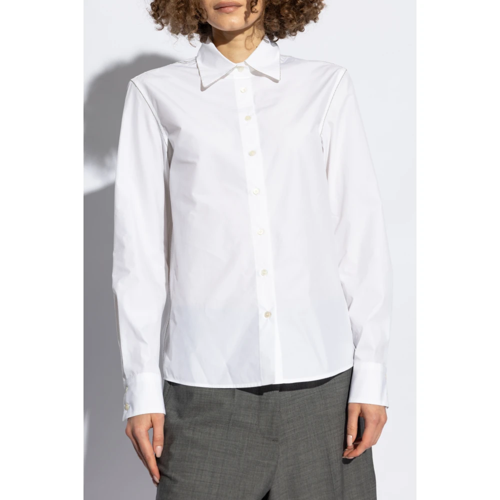 Fabiana Filippi Shirt met versiering White Dames