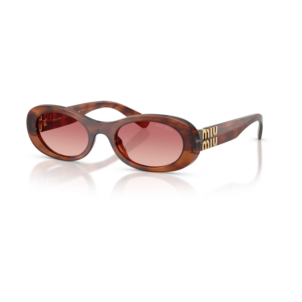 Miu Miu Women's Brown Sunglasses, 50 Mm, Oval Sunglasses