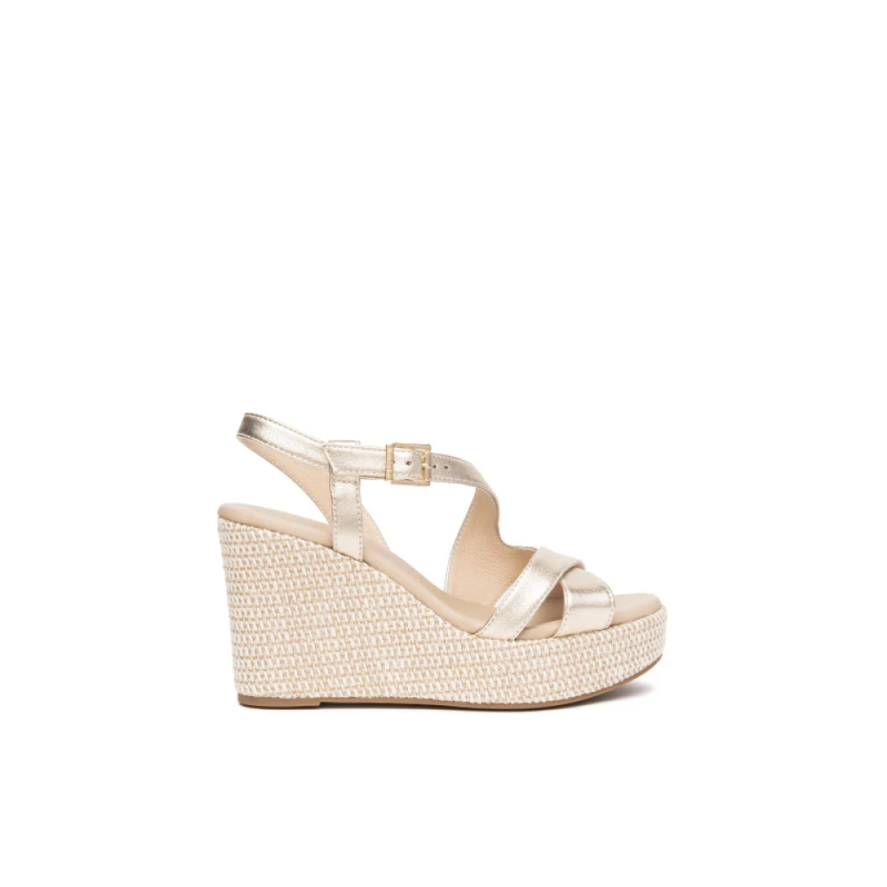 Nerogiardini Yellow Etoile Sandal - Female - Wedges - 6 Uk - Shoes