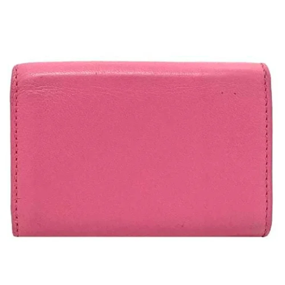 Balenciaga Vintage Pre-owned Leather wallets Pink Dames
