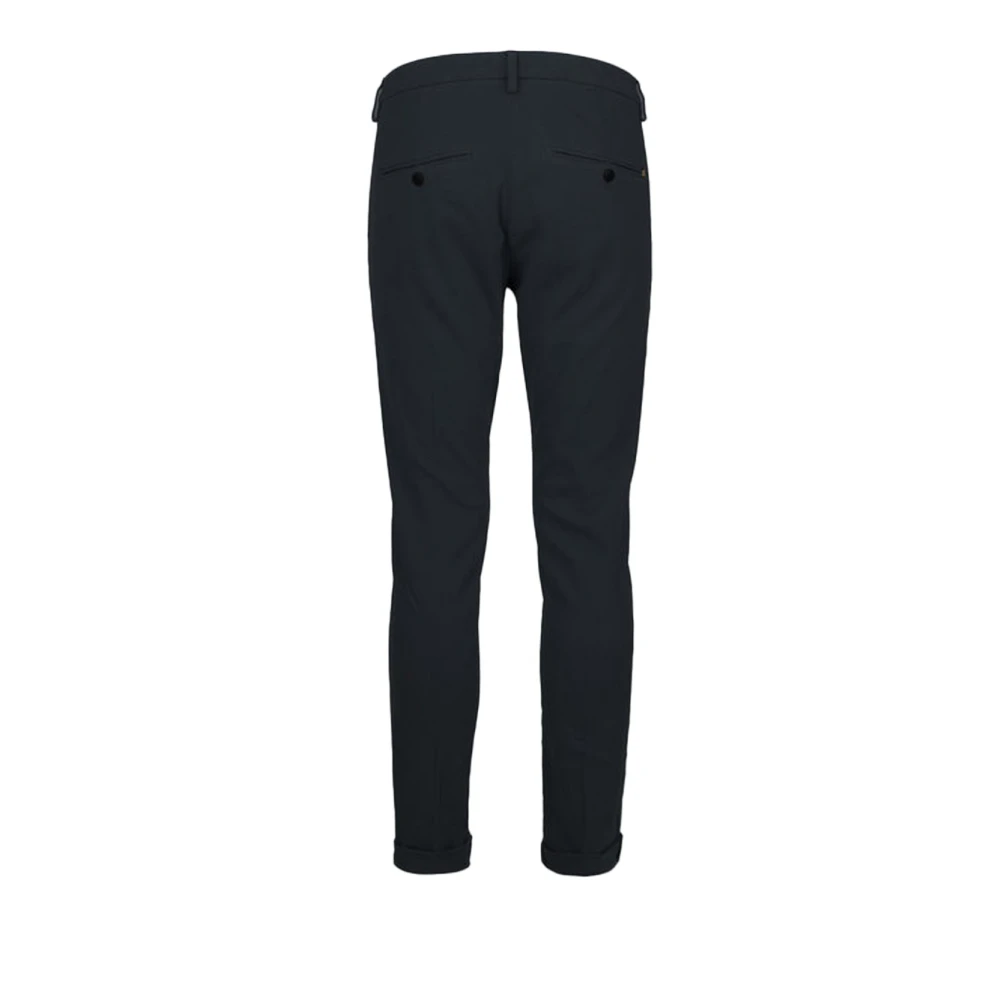 Dondup Blauwe Gaubert Katoenen Broek Blue Heren