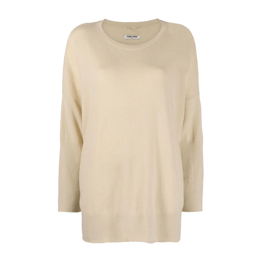 Max & Moi Donna Marrone - Mll Round Neck Sweater - Knitwear - L