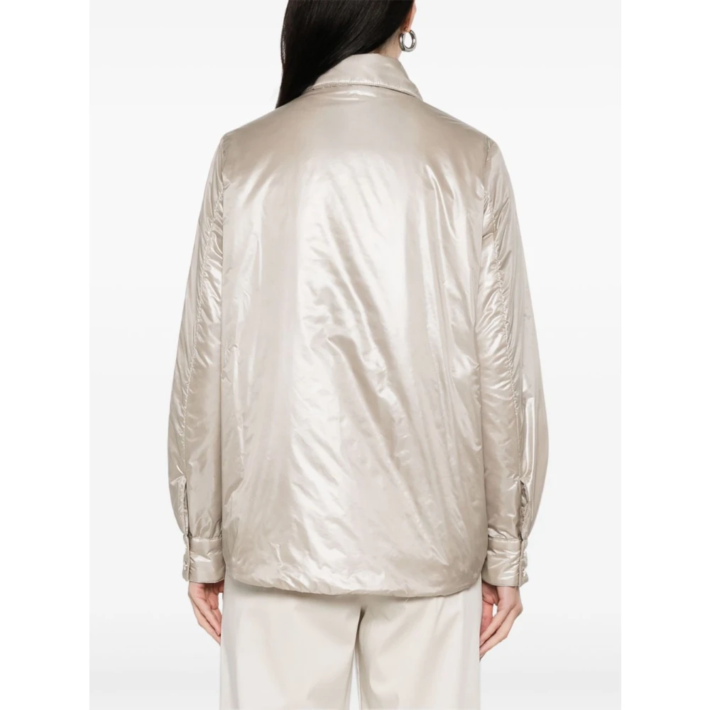 Herno Roomkleurige Jassen voor Stijlvolle Outfits Beige Dames