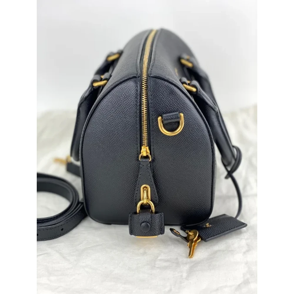 Balenciaga Vintage Pre-owned Leather handbags Black Dames