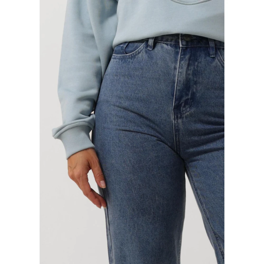 Refined Department Hannah Wide Jeans Blue Dames