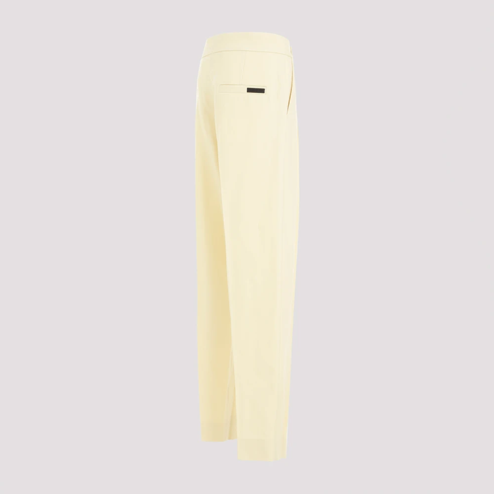 Fear Of God Gele & Oranje Tapered Wollen Broek Beige Heren
