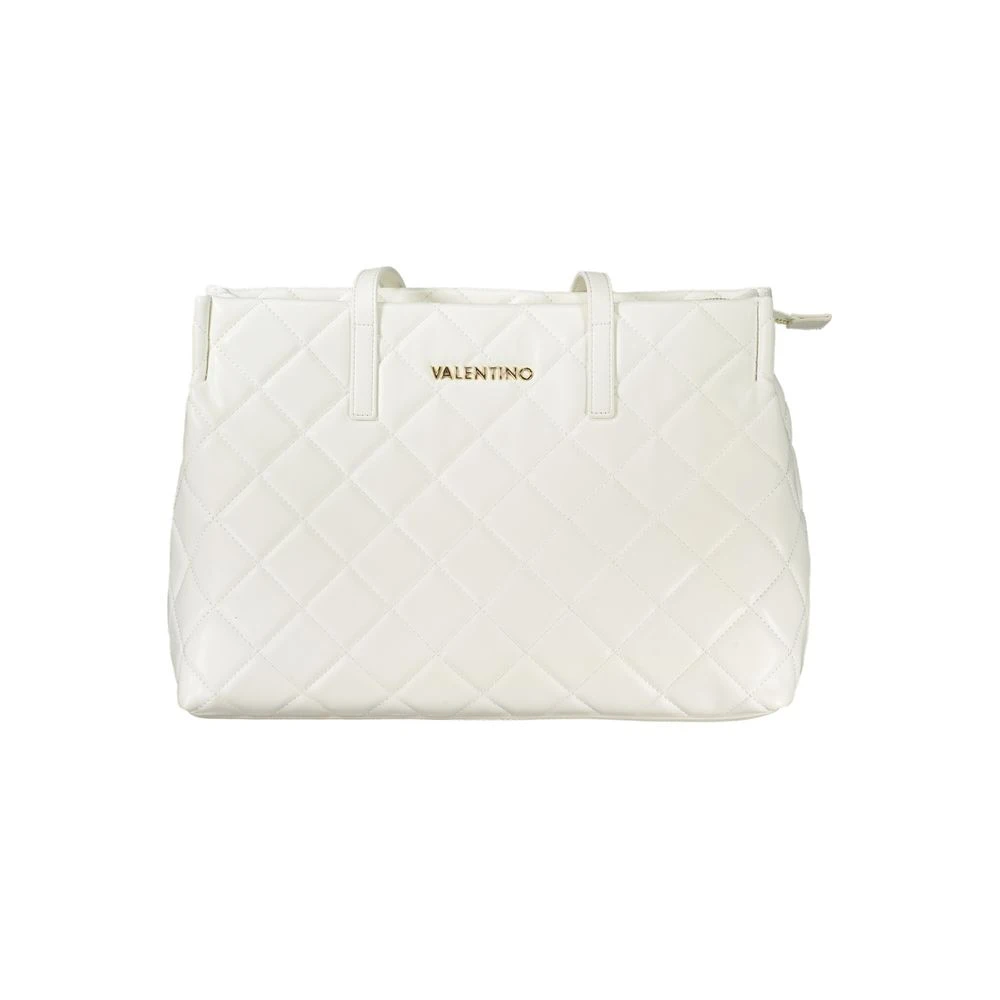 Valentino 2-Handle Shoulder Bag - Female - Shopping Bags - White - One Size - Bags