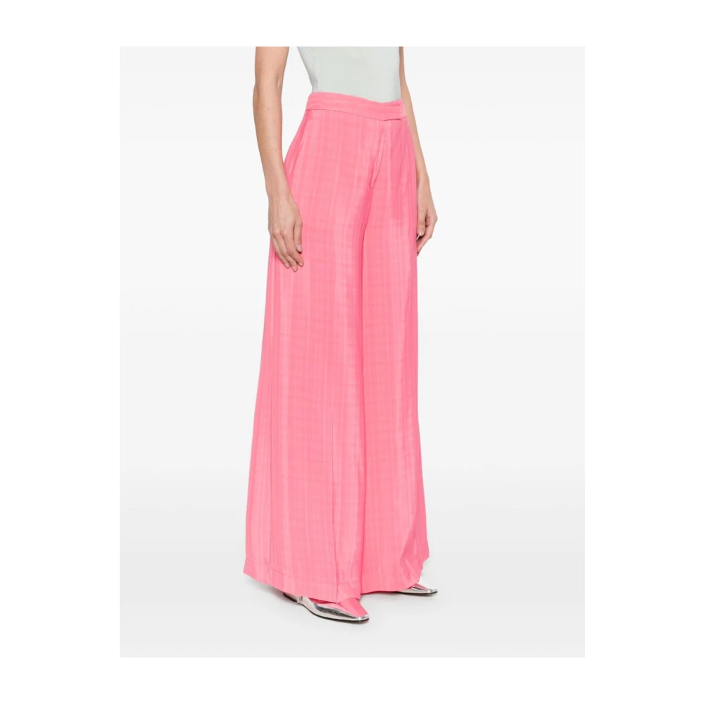 Semicouture Roze Elegante Broek Pink Dames