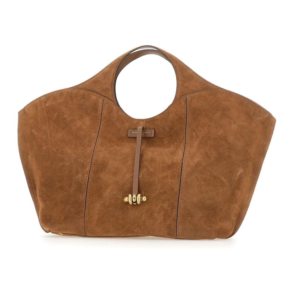 Gianni Chiarini Women's Brown Shopping Bags, One Size, Infinity Handbag