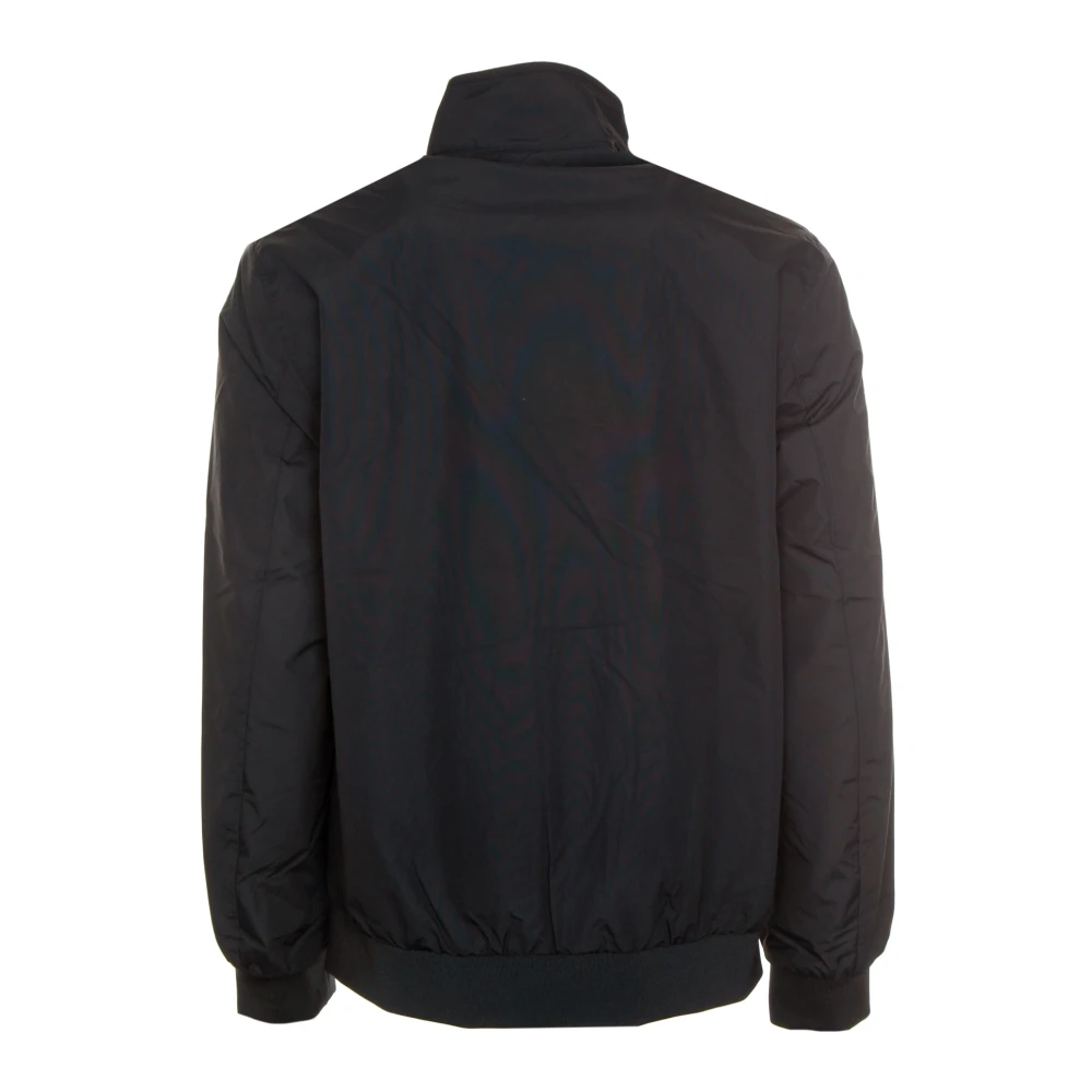 Fred Perry Gewatteerde jas met dubbele strepen Black Heren