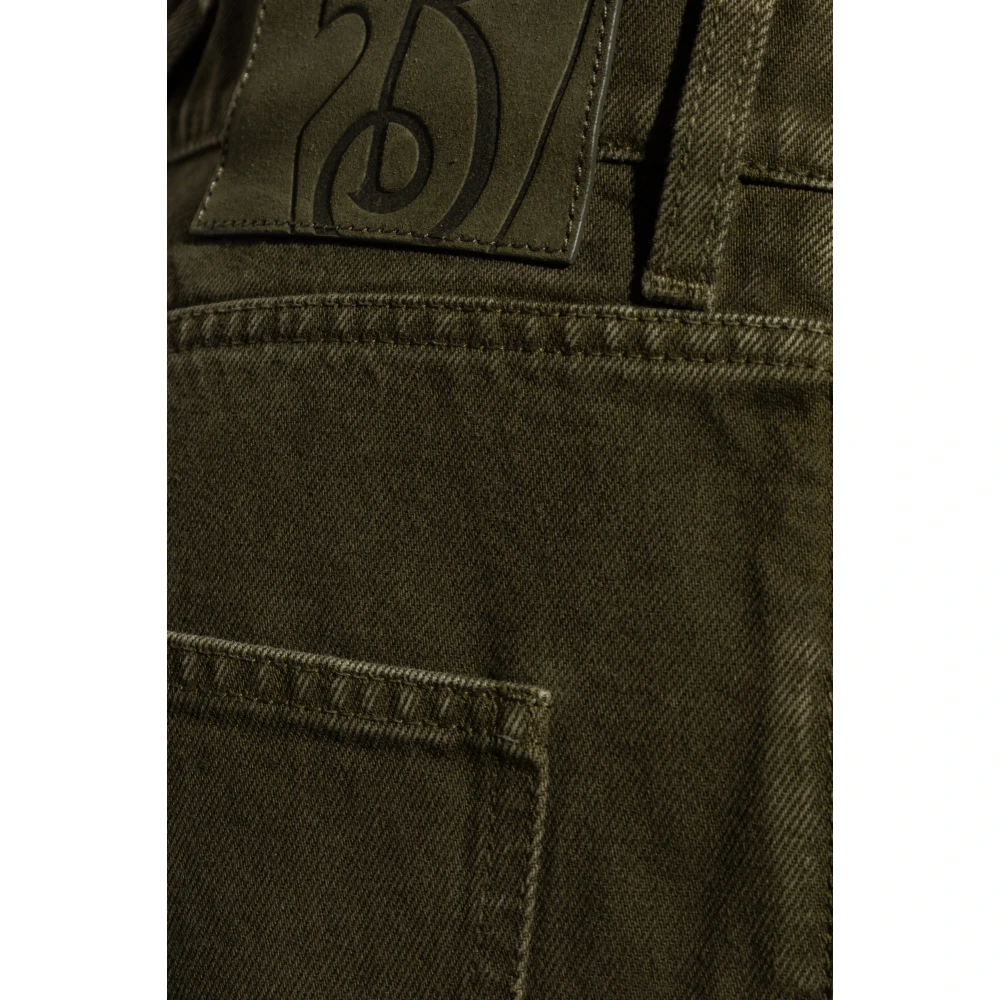 Burberry Jeans met opgerolde pijpen Green Heren