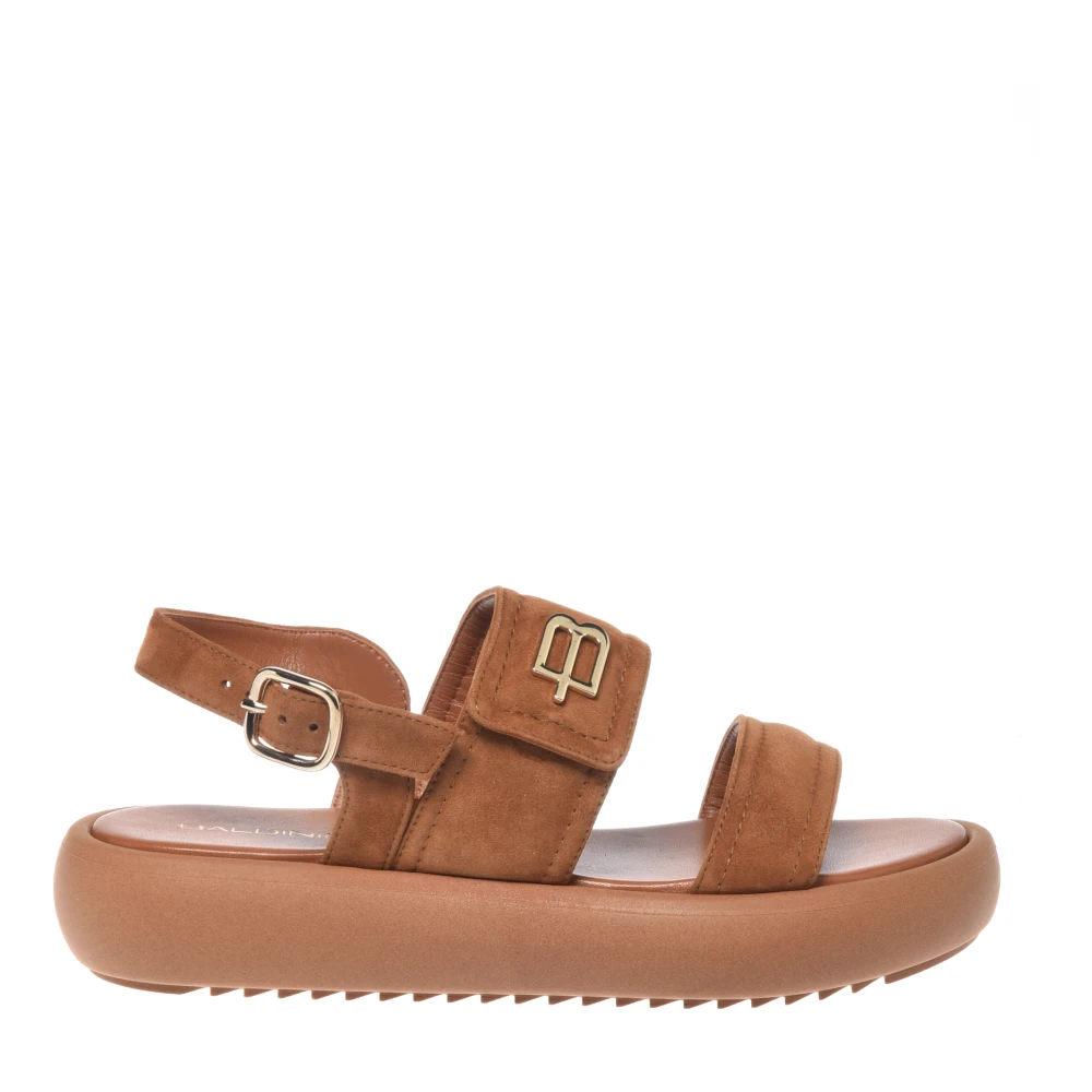 Baldinini Kvinno Brun Skor Dam, 40 Eu, Mocka, Sandal I Mocka