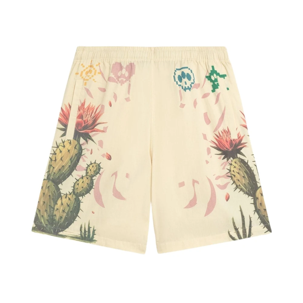 Barrow Men's Multicolor Popeline Shorts - Casual Shorts - S - Shorts