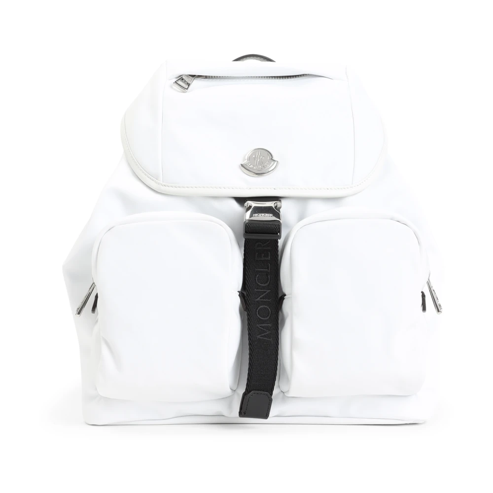Moncler Stijlvolle Bucket Bag & Rugzak in Nude White Dames