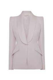 Luxuriöse Porzellanpulver-Wolljacke