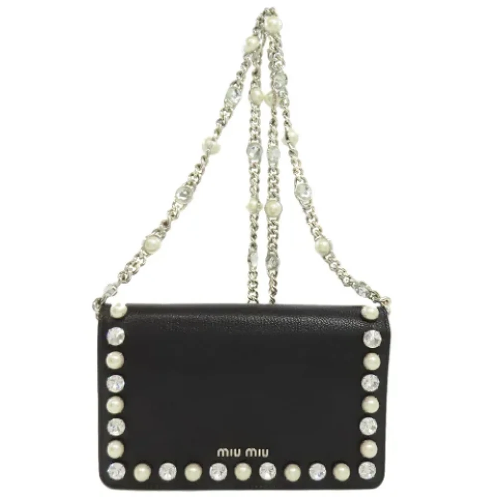 Pre-owned > Pre-owned Bags > Pre-owned Cross Body Bags - - Miu Miu Pre-owned - Modalova