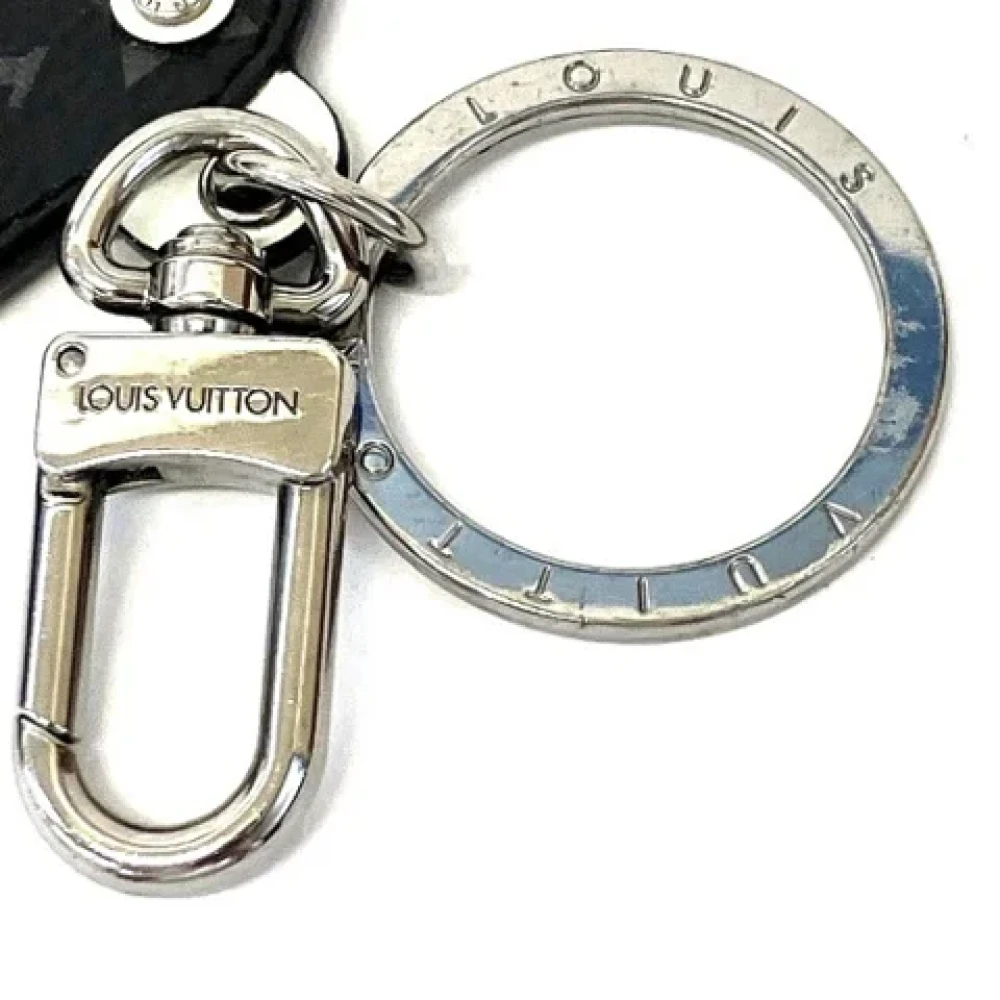 Louis Vuitton Vintage Pre-owned Leather key-holders Black Dames