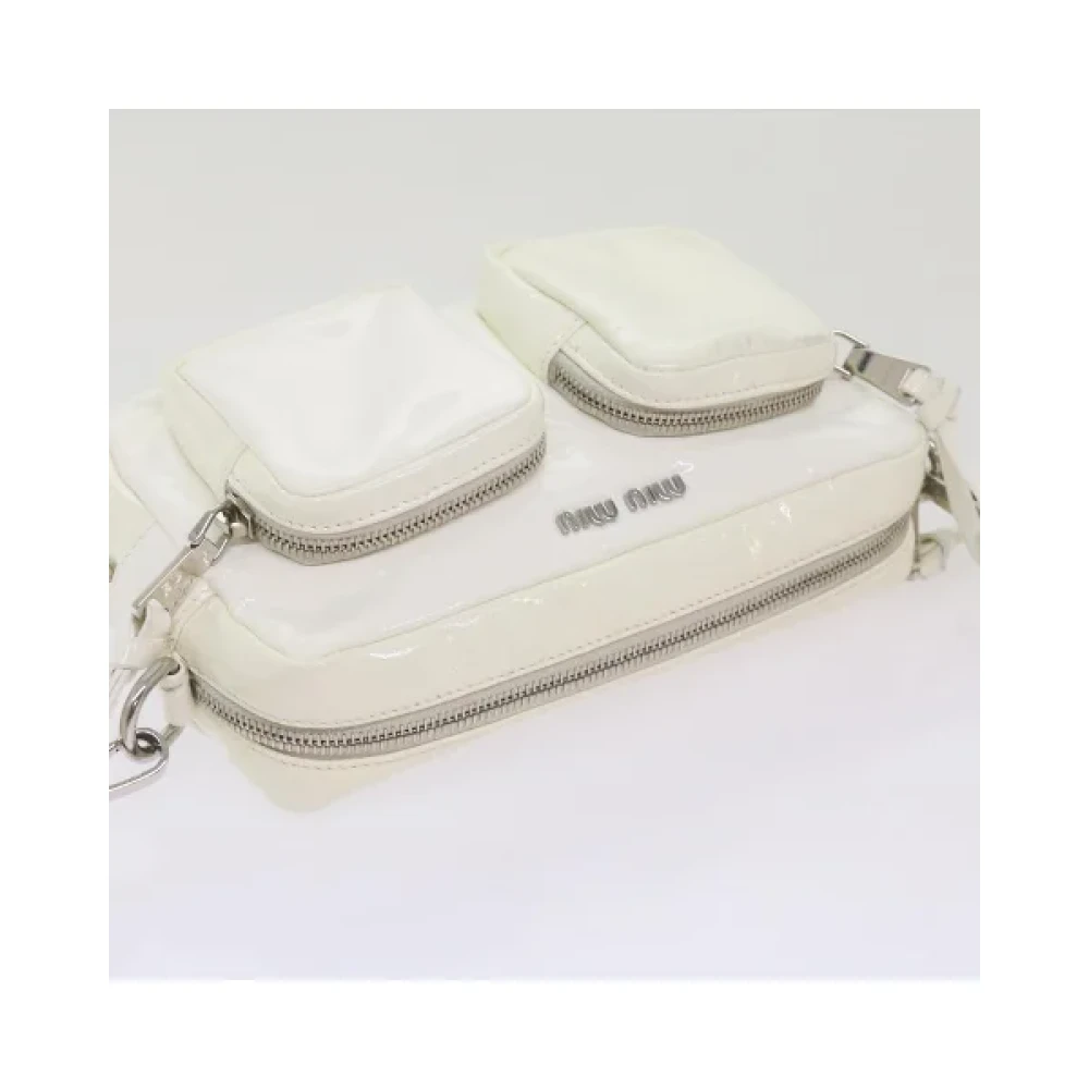 Miu Pre-owned Fabric shoulder-bags White Dames