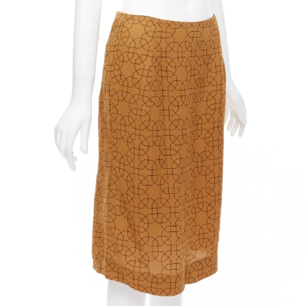 Marni Pre-owned Fabric bottoms Brown Dames