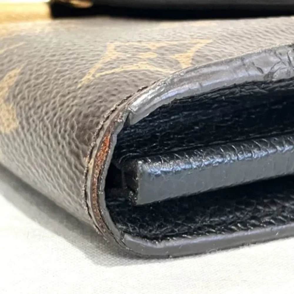 Louis Vuitton Vintage Pre-owned Canvas wallets Brown Dames