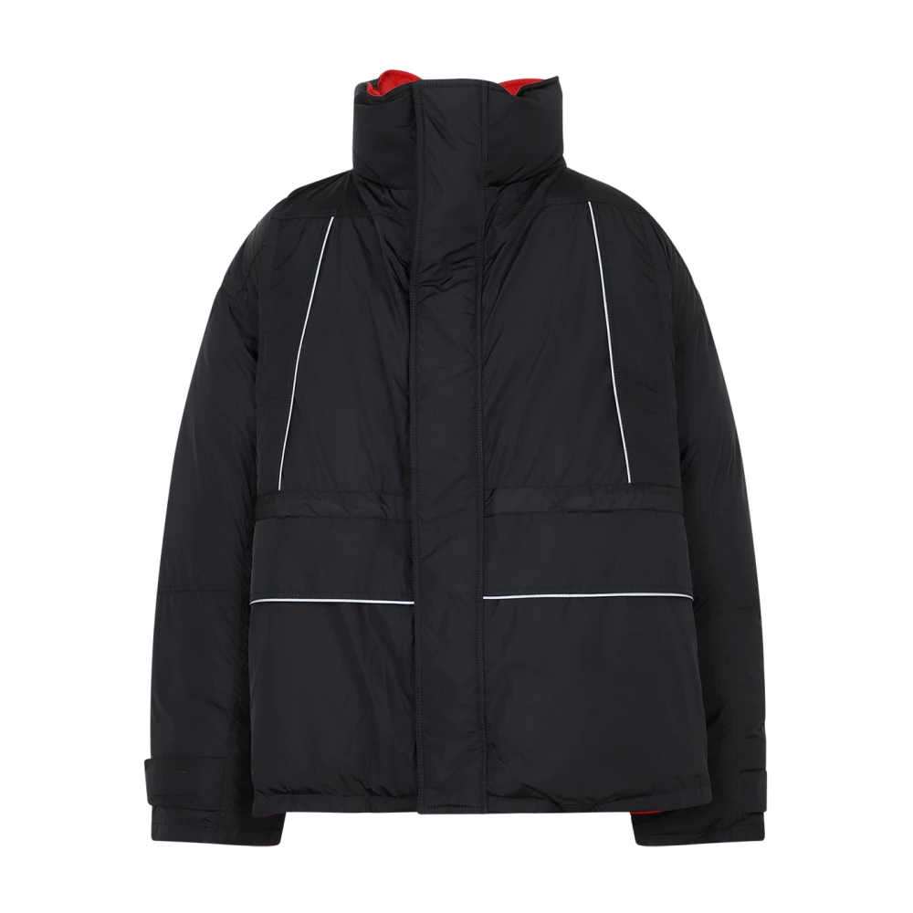 Balenciaga Wrap Parka Black Heren
