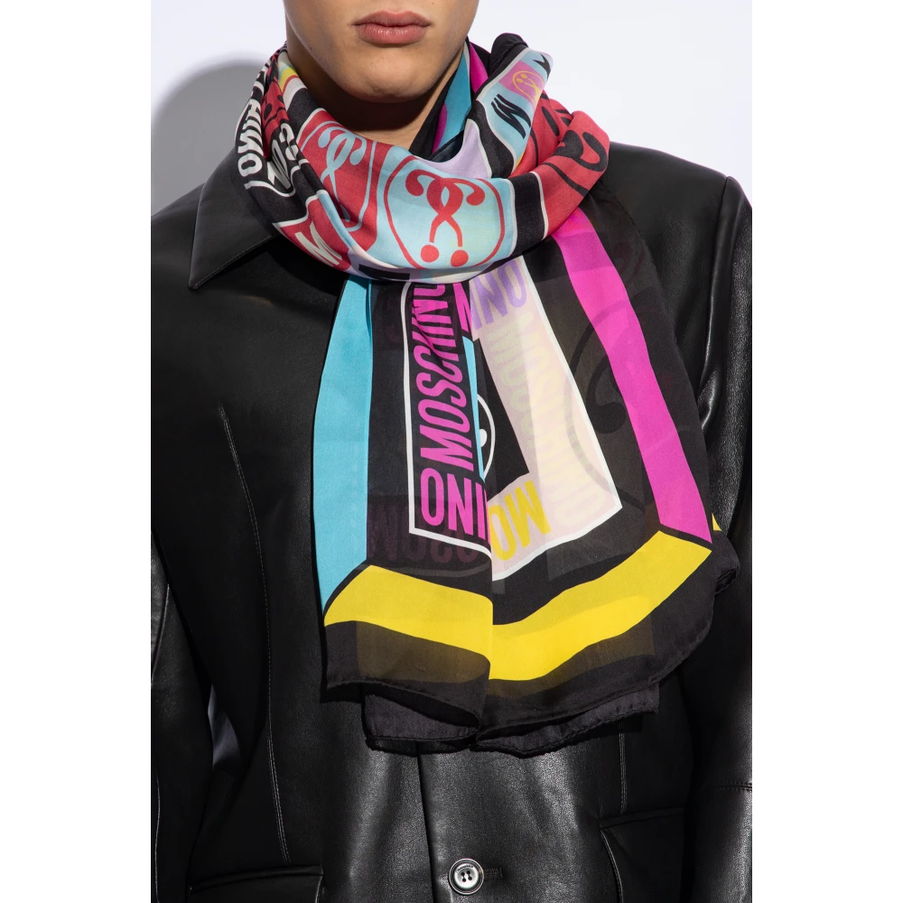 Moschino Zijden sjaal Multicolor Dames