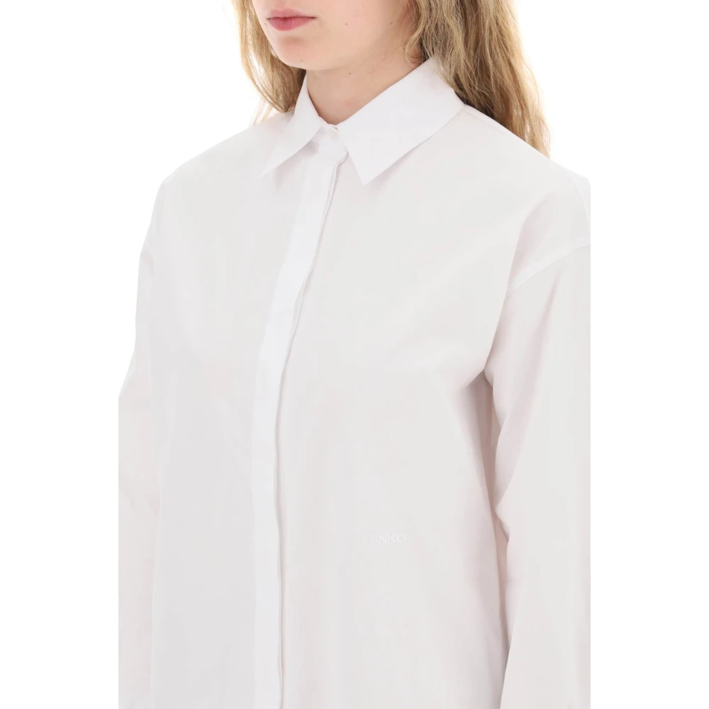pinko Klassieke Witte Overhemd White Dames