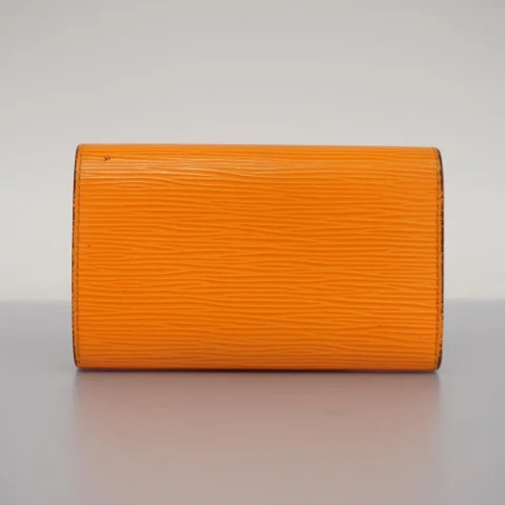 Louis Vuitton Vintage Pre-owned Canvas wallets Orange Unisex