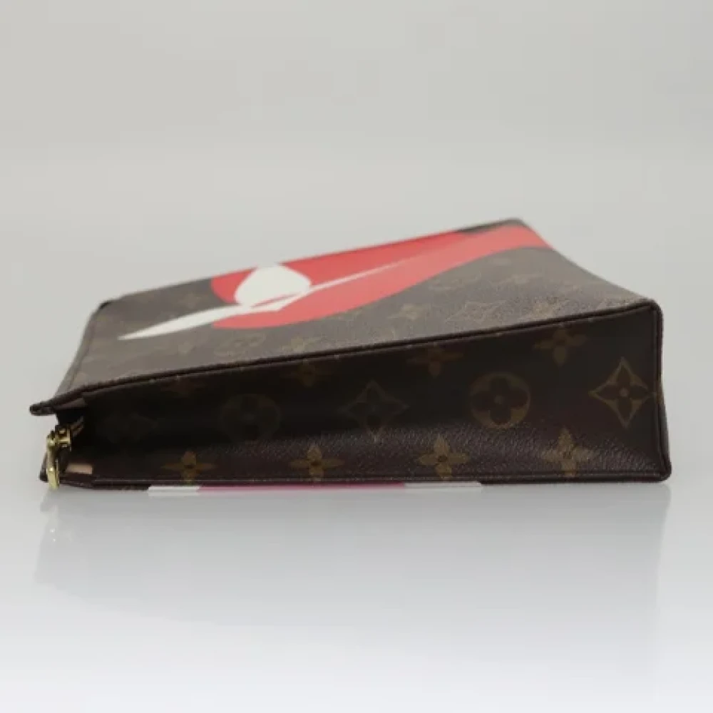 Louis Vuitton Vintage Pre-owned Canvas pouches Brown Dames