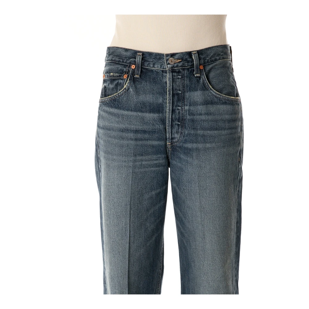 Citizens of Humanity Baggy Straight Fit Jeans Blue Dames