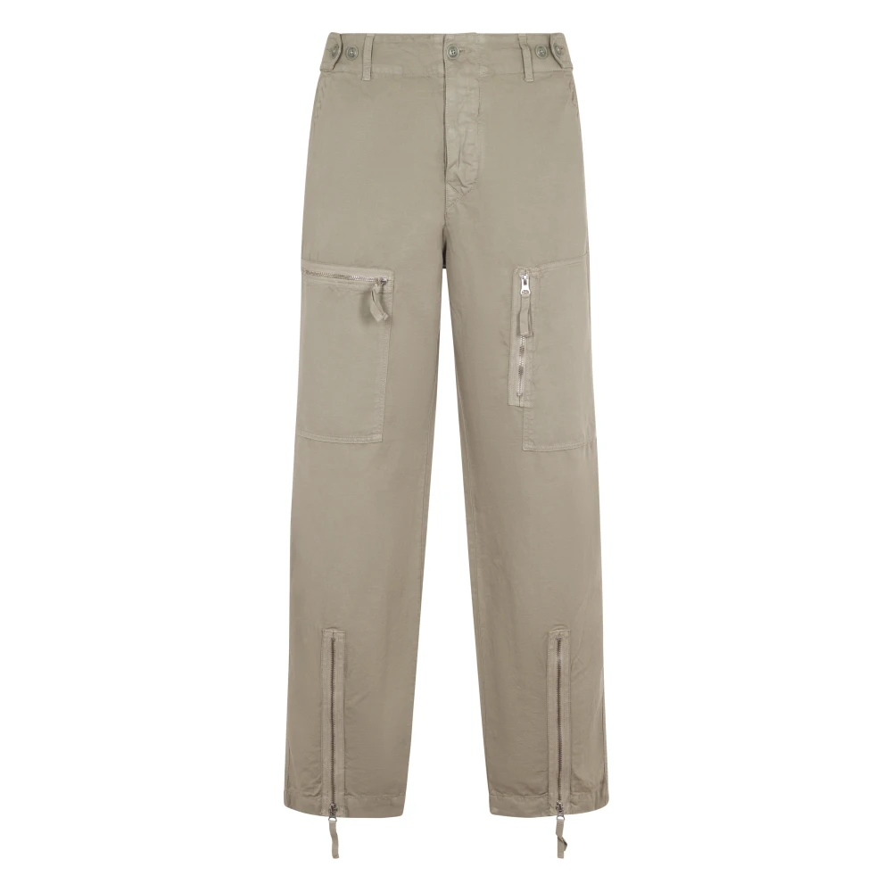 C.p. Company Men's Beige Cargo Pants In Cotton/Linen Blend